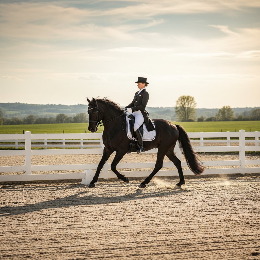 Advanced dressage training